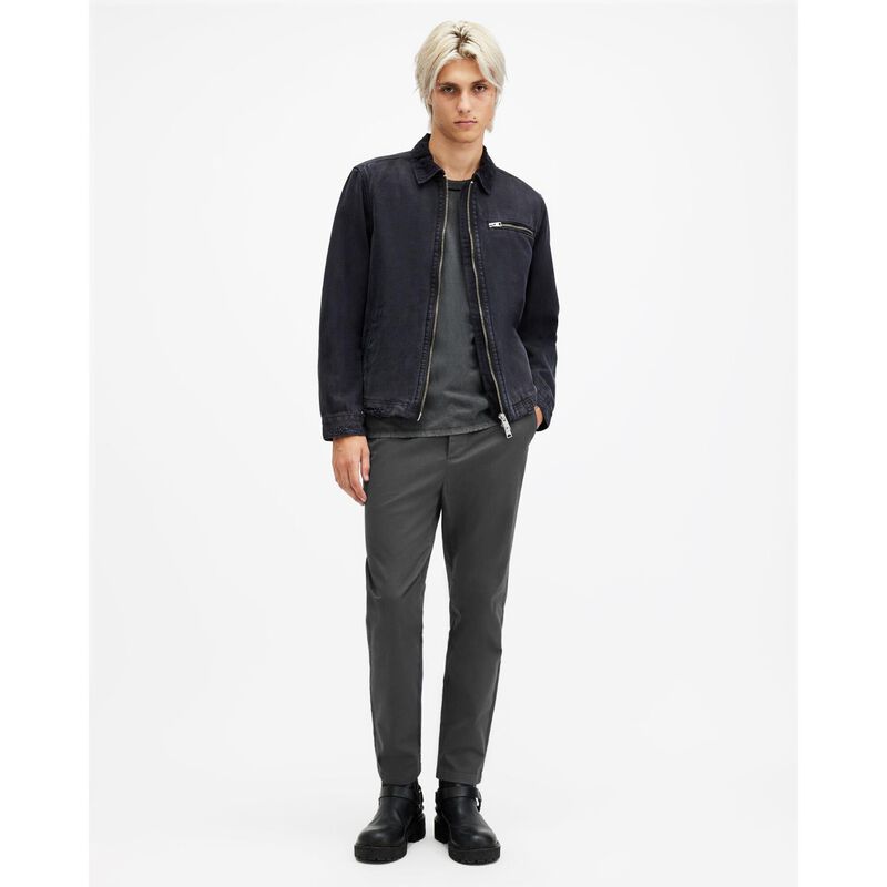 AllSaints Walde Skinny Fit Chino Trousers image number 3